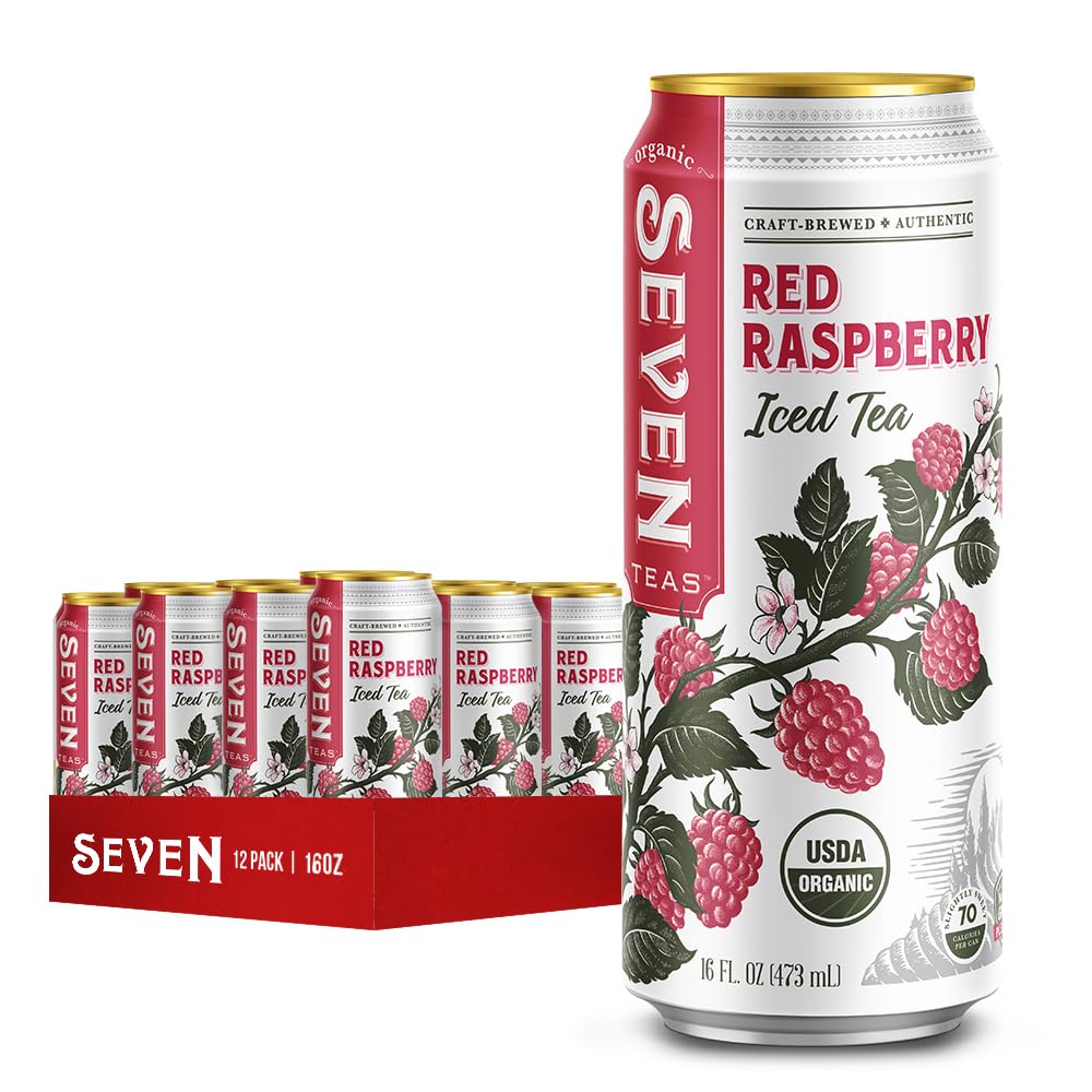 Organic Red Raspberry Iced Tea To Lighten Your Day | Seven Teas