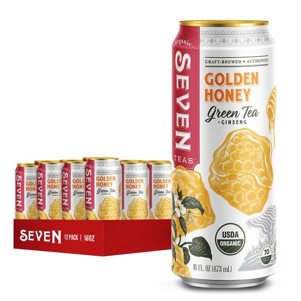 Golden Honey Green Tea + Ginseng Classic Can